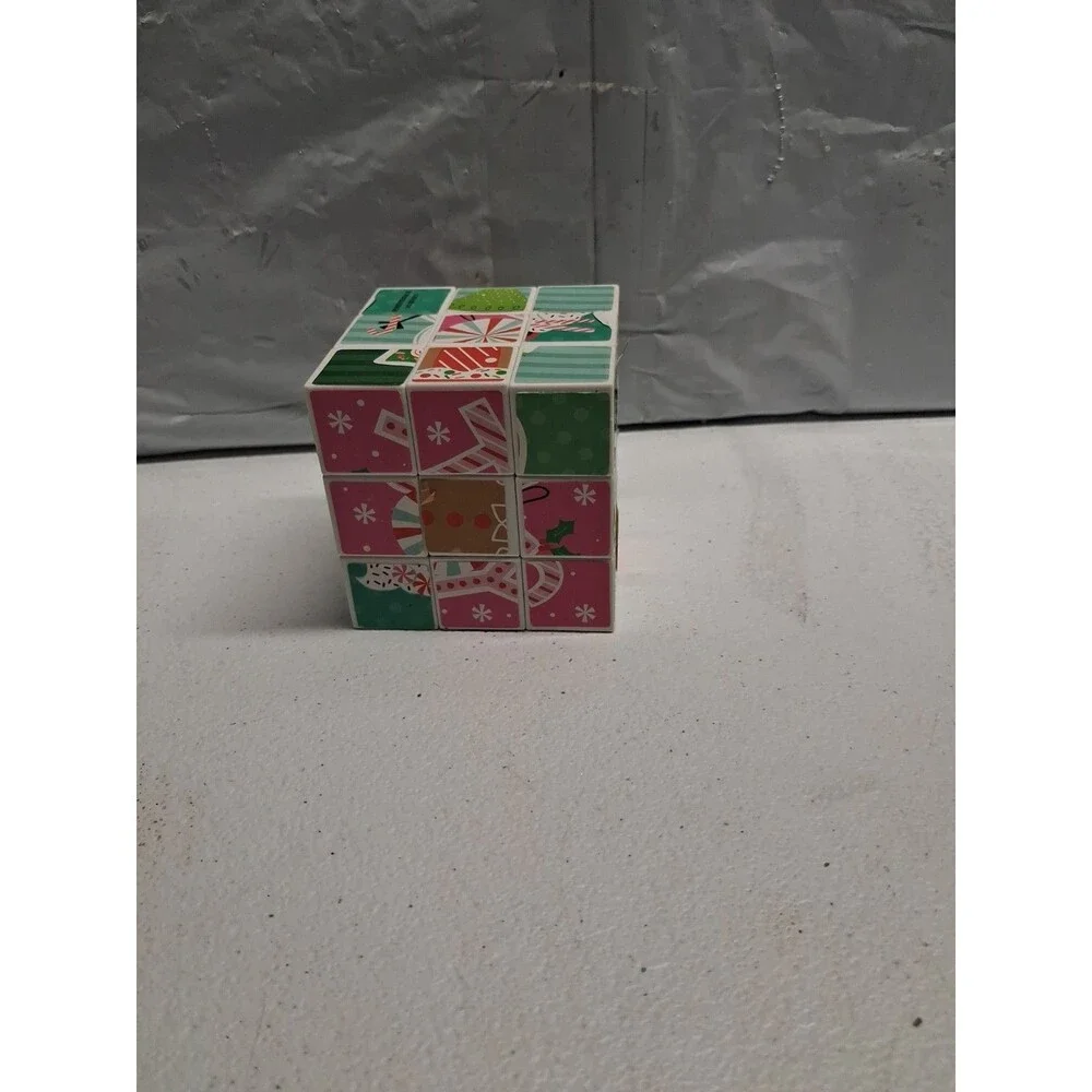 Greenbrier Holiday Christmas Puzzle Cube, Snowman, Gingerbread Man, etc